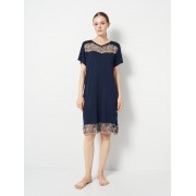 Нічна сорочка Cotpark   2XL,3XL,4XL,5XL темно-синій 13594-В